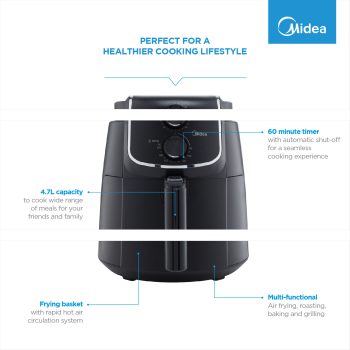 Midea 4.7L Air Fryer - 1500W