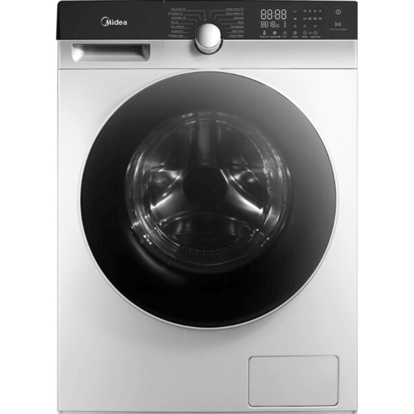 Midea Front Load Automatic Washing Machine 12 Kg - Silver - MF100D80SSA