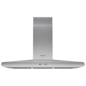 Ariston Slim Pyramid Built-in Hood 3 Speeds with turbo - Silver - AHC9.7FABX