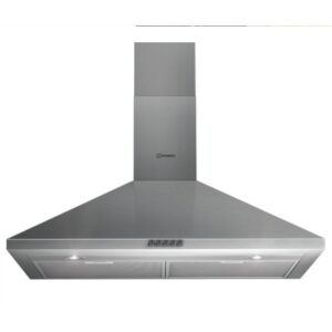 Indesit Free-Standing Wall Mounted Chimney Cooker Hood 3 Speeds - Silver - IHP9.5CM IX