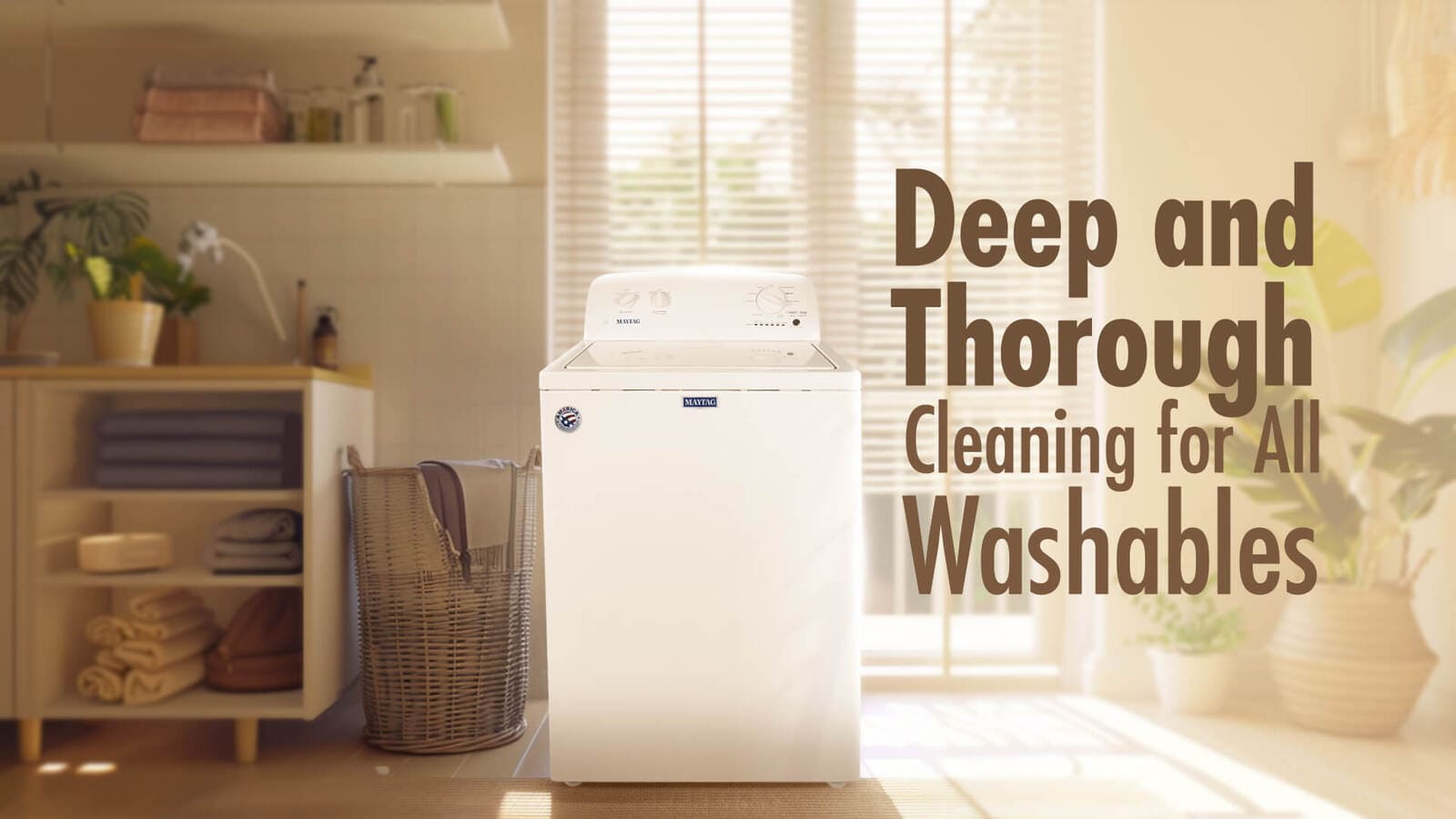 Maytag Washer Top Load - 12 Kg Washing - 9 Programs - White - 4KMVWC410JW2 2 4KMVWC410JW2eng 2
