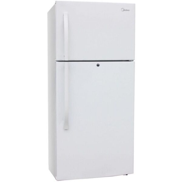 Midea Double Door Refrigerator 18 cu/ft - White - HD663FW2