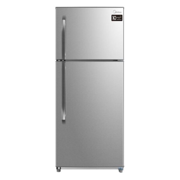 Midea Double Door Refrigerator 13 cu/ft - Silver - HD520FS1