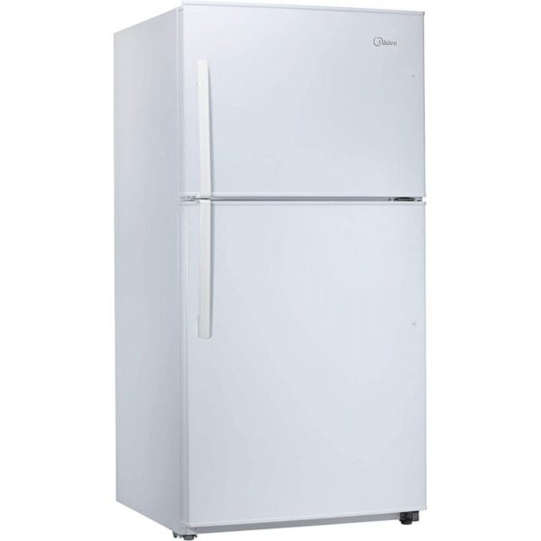 Midea Double Door Refrigerator 21 cu/ft - White - HD774FW1