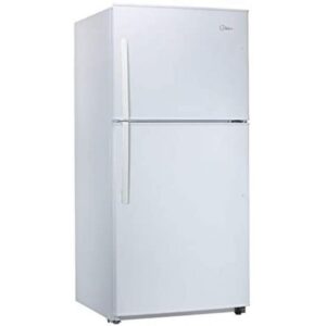 Midea Double Door Refrigerator 23 cu/ft - White - HD848FW