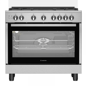 Ariston Gas Cooker Stainless Steel - 106 L - 5 Burners - Inox - ARR9GGF22125XSA