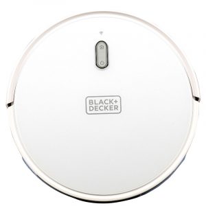 BLACK+DECKER Robotic Vacuum Cleaner & Mop - Suction Power 2150 Pa - Runtime Up to 120 minutes - White - BRVA425B10-B5