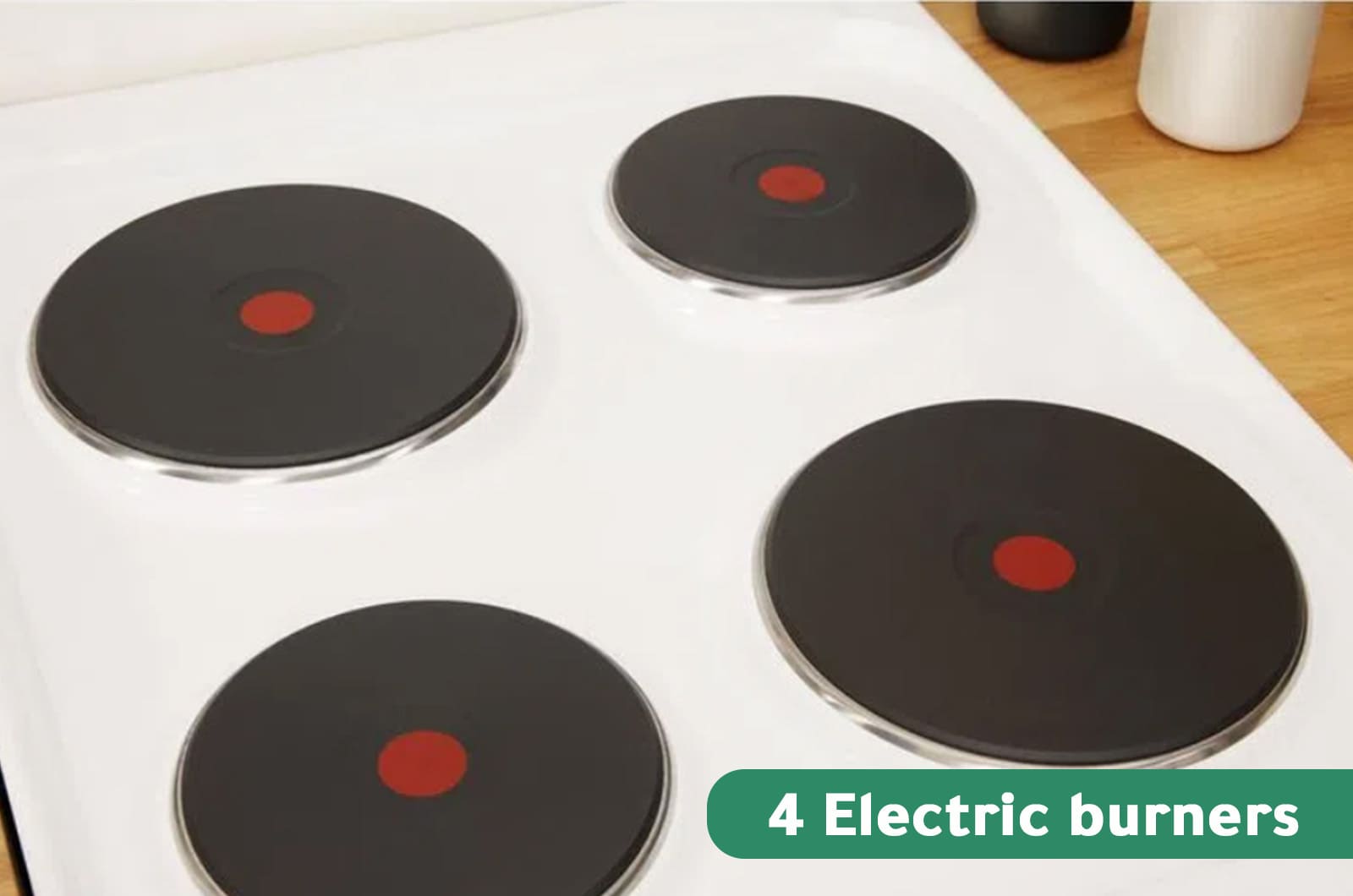 Indesit Free-standing Electric Oven - 4 Burners With Grill - White - 60x85 cm 2 IS5E4KHWeng 2