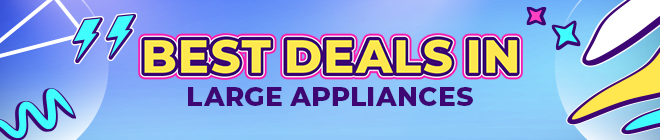 White Friday Sale 37 Mobile Banner Best Deals in Large Appliances Banner