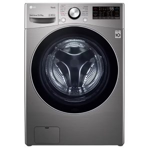 LG Front Loading Washing Machine and Dryer - 15 kg Washer - 8 kg Dryer - Silver