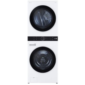 LG Single Unit Front Load Washing Machine - 21 kg Washer - 16 kg Dryer - White