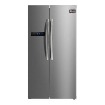 Midea Side By Side Refrigerator 18 Cubic Feet - Silver - HC689WEINS