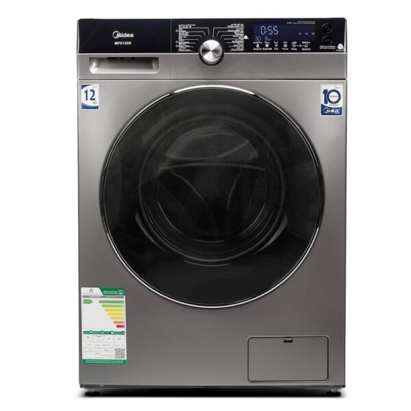 Midea Front Load Washer 12 Kg - Silver - MFK120S