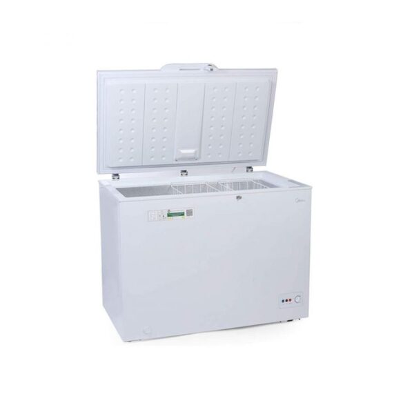 This chest freezer has 290 liters capacity