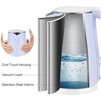 Midea's heat-insulated double-walled body keeps water hot for a longer time