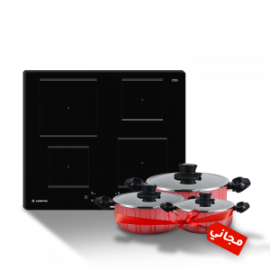 ariston builtin Hob 4 cooking zones white background ar 1