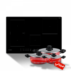 ariston builtin Hob 4 plates white background 1 ar 1