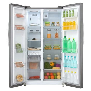 Keep all your food stored in an organized matter with adjustable shelves