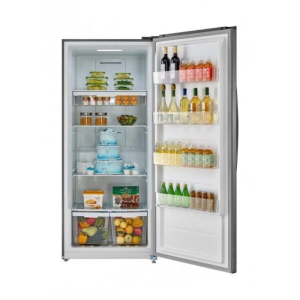 Get this practical refrigerator and organize your items the way you prefer. You will be able to insert each item in the correct place since there are wired shelves